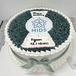 Bánh sinh nhật công ty xanh thanh lịch